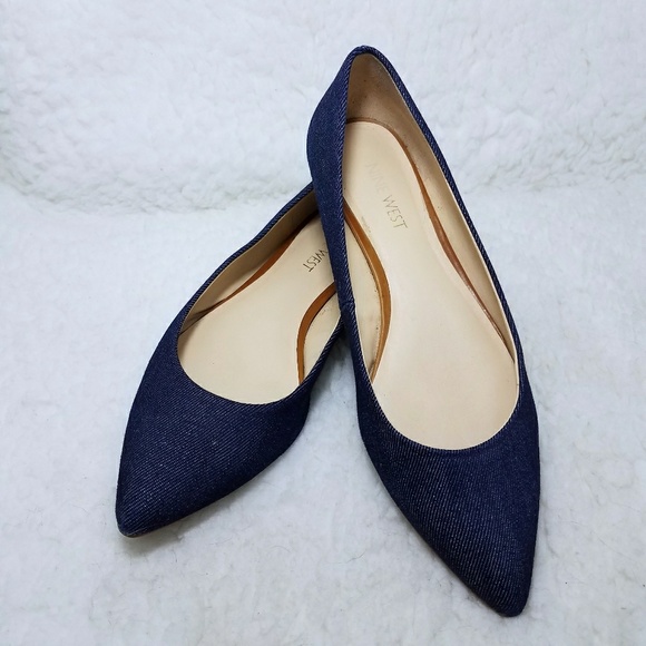 nine west denim shoes